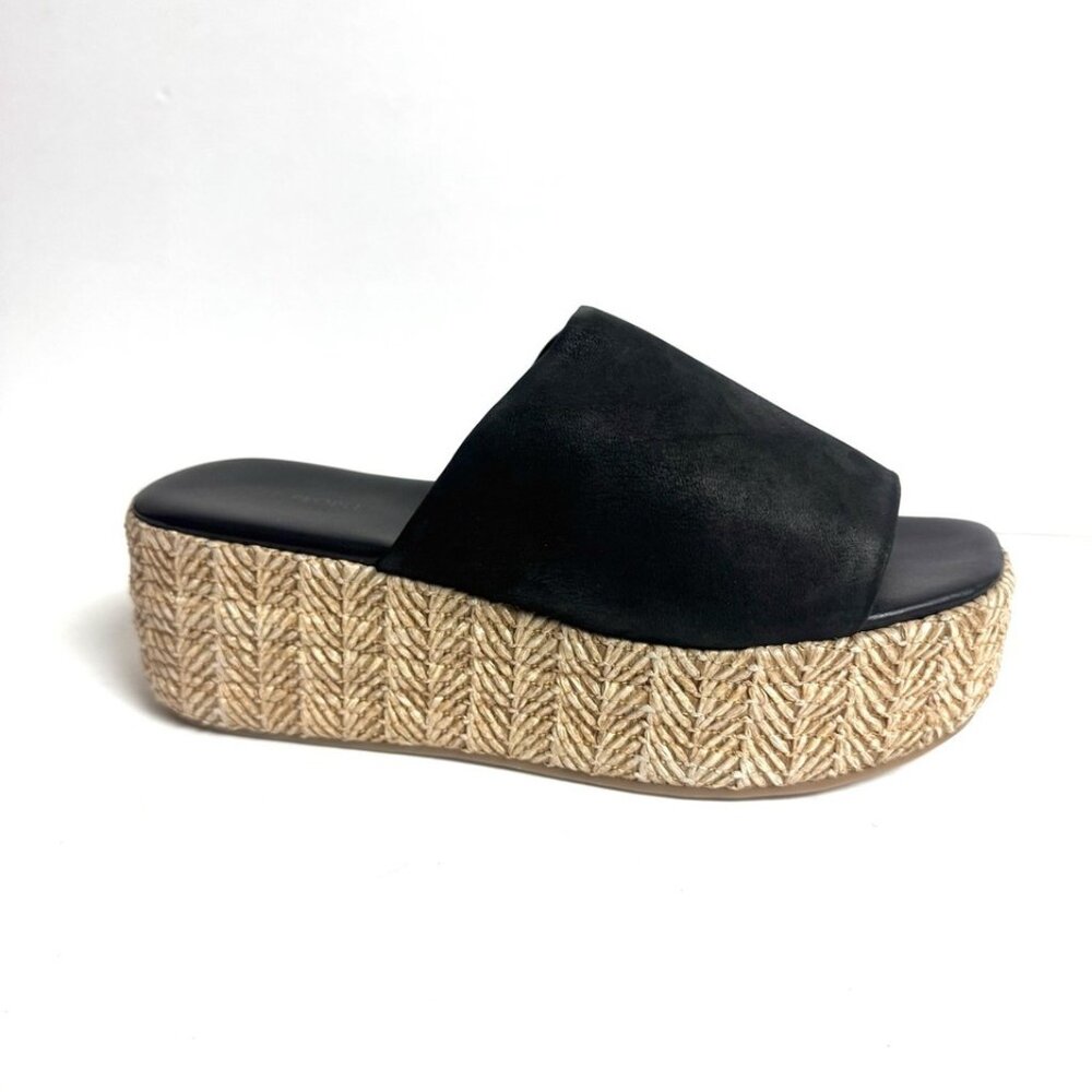 Free People Women's Harbor Flatform Sandal Black Size EU38 M US8